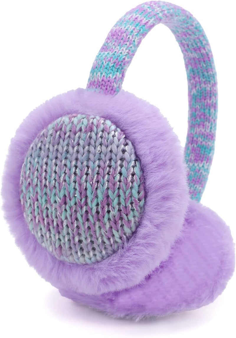 Ztl Kids Knit Earmuffs Winter Outdoor Plush Ear Warmers for Boys Girls 4-16 Years - Image 4